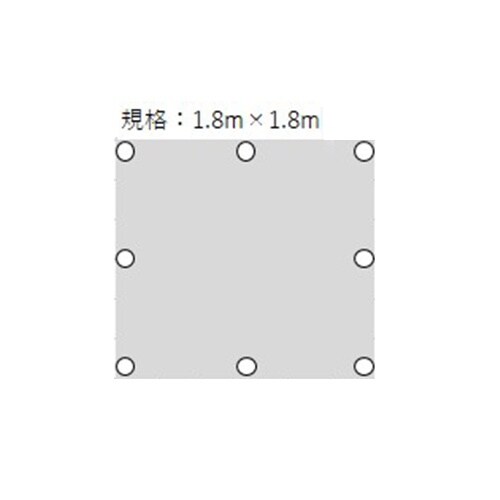 EA911AE−71 1.8x1.8m/0.12m