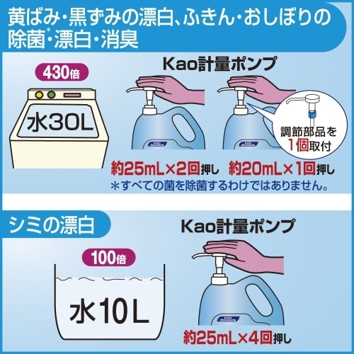 EA922KB−2B 5kgx3個 衣類用塩素系漂