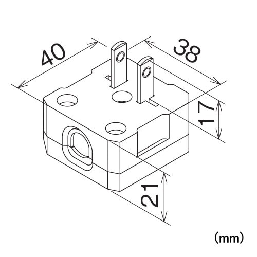 EA940B−9 AC125V/15A L型プラグ