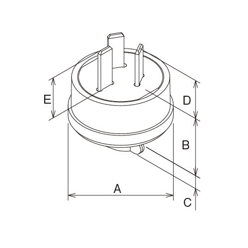 EA940BB−7 AC250V/15A プラグ(