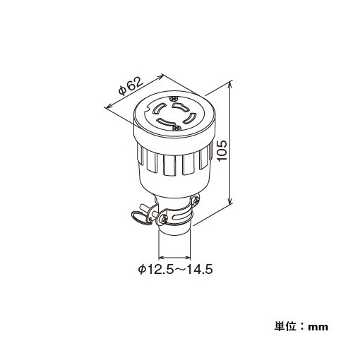 EA940BC−12 AC250V/20A コネク