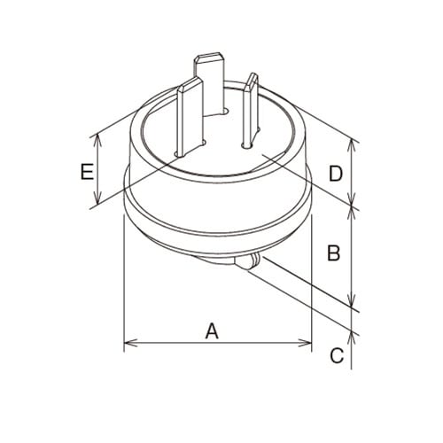 EA940BD−2 AC250V/20A プラグ(