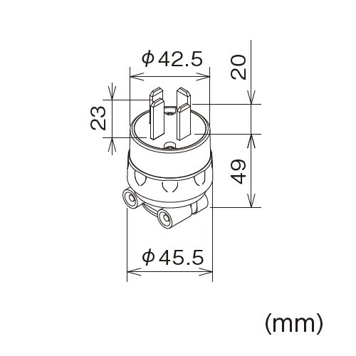 EA940BE−11 AC250V/20A プラグ