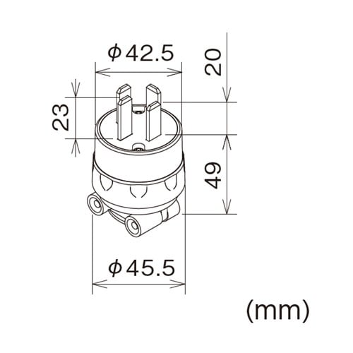EA940BE−1 AC250V/20A プラグ(