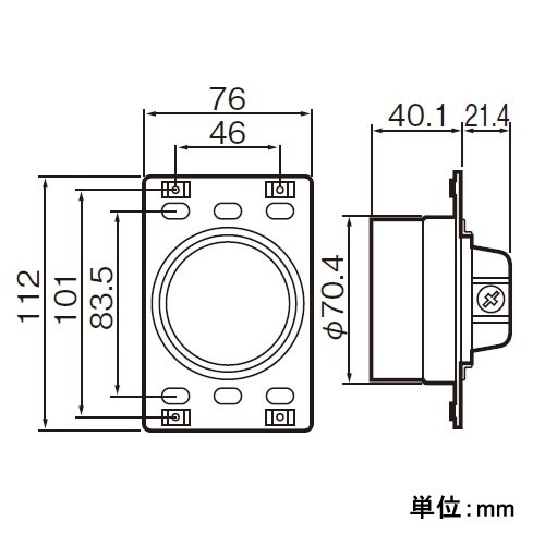 EA940BZ−104 250V/60A 引掛け埋