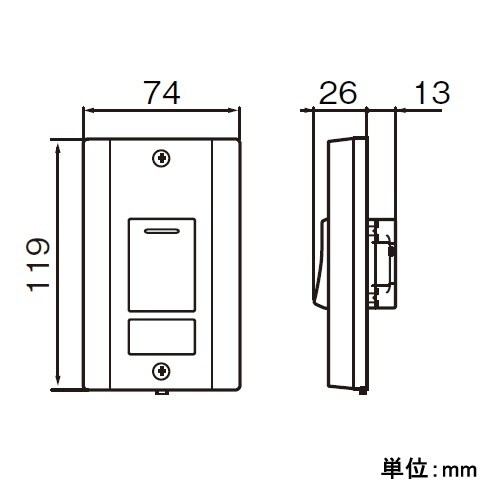 EA940CB−74A 300V/15A 防水形埋
