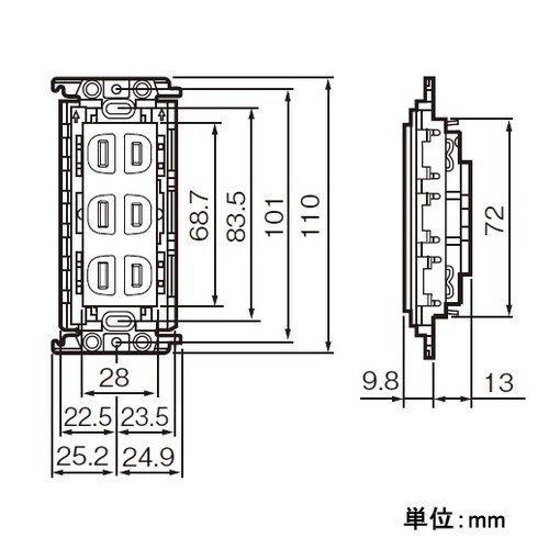 EA940CD−431 125V/15A 埋込コン