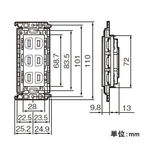 EA940CD−432 125V/15A 埋込コン