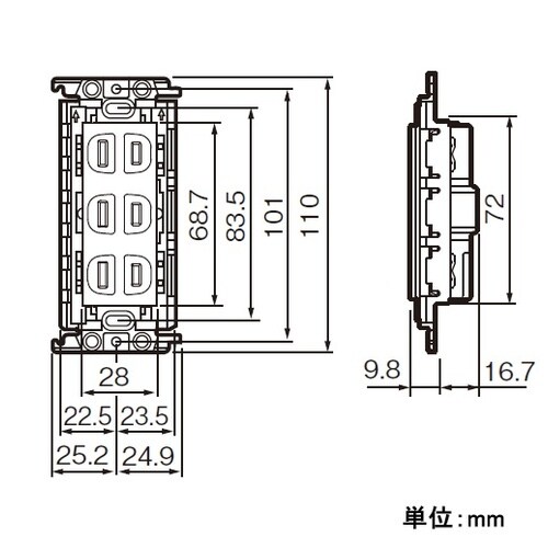 EA940CD−434 125V/15A 埋込コン