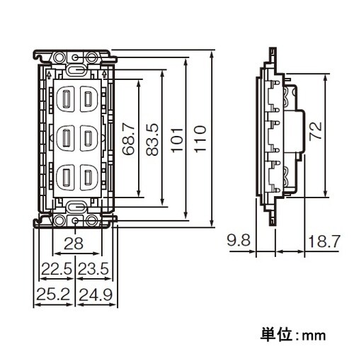EA940CD−435 125V/15A 埋込コン