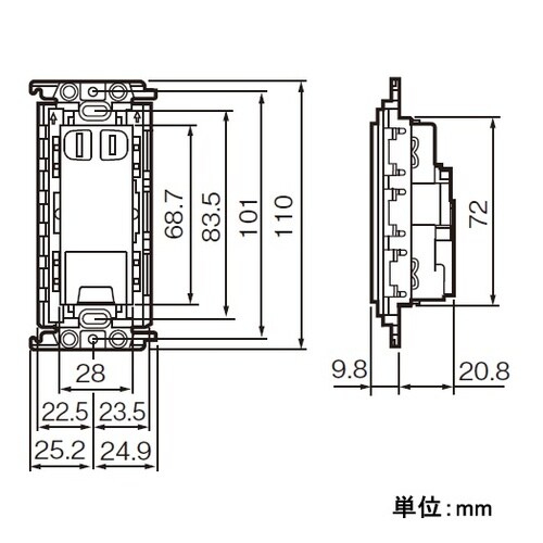 EA940CD−438 125V/15A 埋込コン