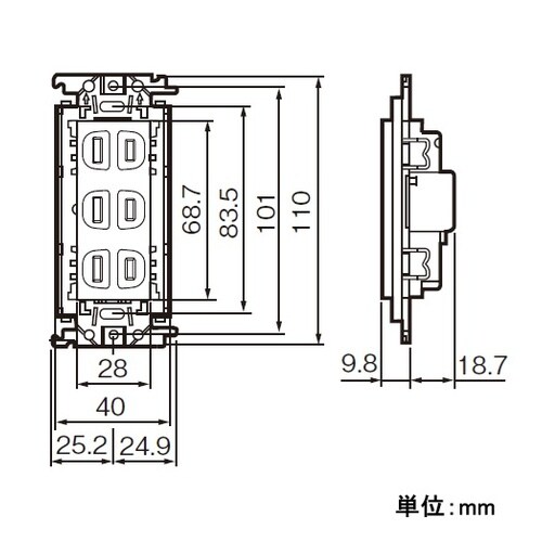 EA940CD−471 125V/15A 埋込コン