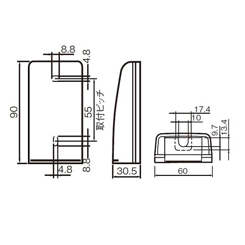 EA940CE−482 60x30.5x90mm