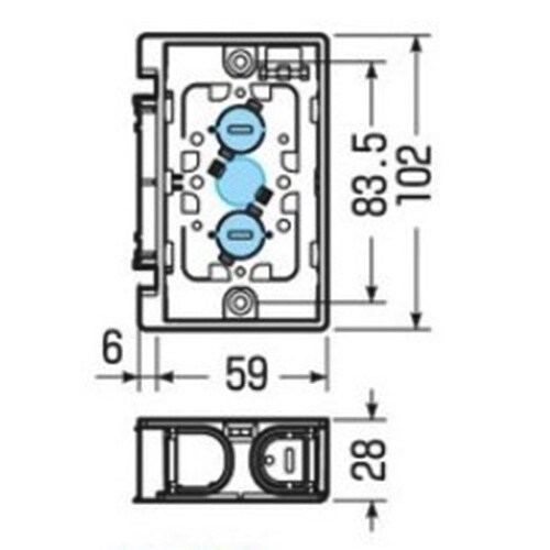 EA940CS−181 102x 59x28mm