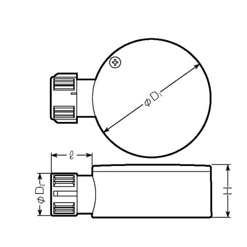 EA940CS−66 φ22mm 露出ボックス(フ