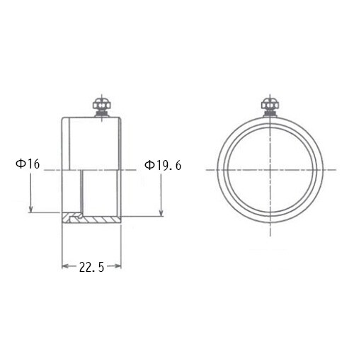 EA940CT−11 E19 ねじ無しブッシング