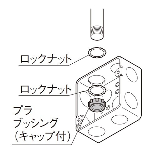 EA940CT−183 C31 電線管キャップ付ブ