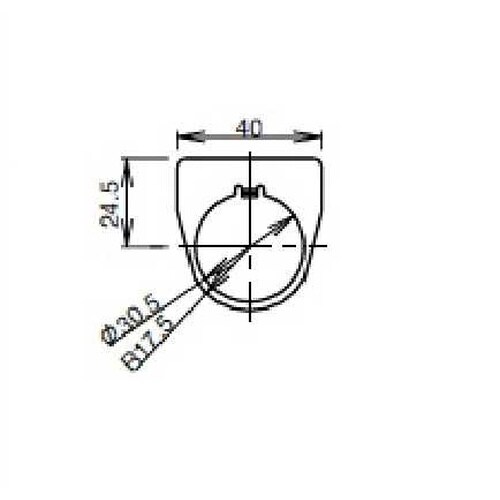 EA940DC−21 30mm 銘板(ON)