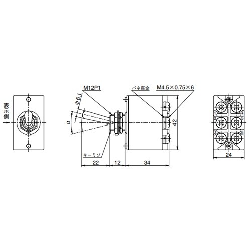 EA940DH−227 125V/30A 2極双投