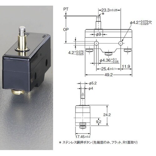 EA940DK−37 AC250V/15A マイク