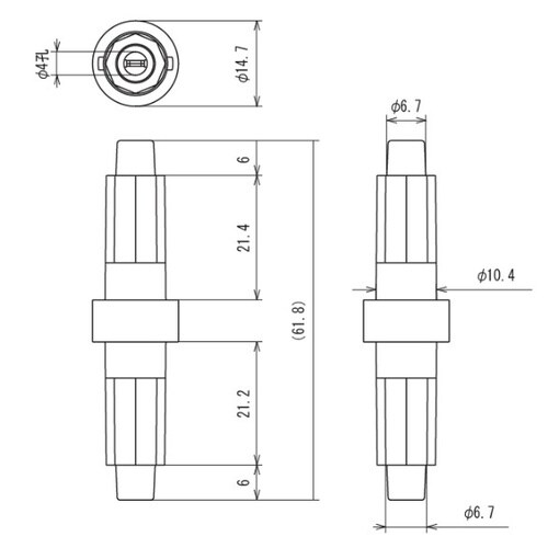 EA940DL−106 250V/10A[6.4x