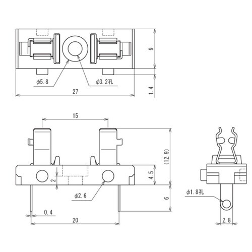 EA940DL−73 125V/ 5A[5.2x2