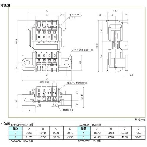 EA940DM−115A 5極[DC300V/10