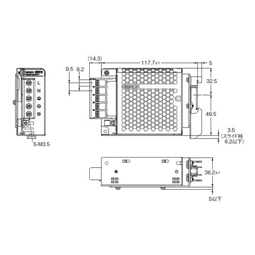 EA940DN−65A DC 5V/ 15W スイ