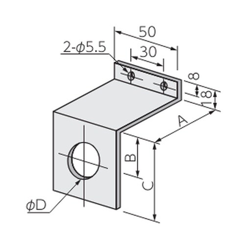 EA940DR−12 φ22.5mm 取付金具(ボ