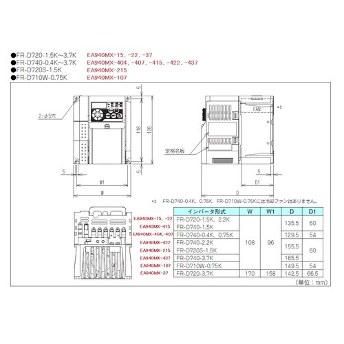 EA940MX−22 200V/2.2kw イン
