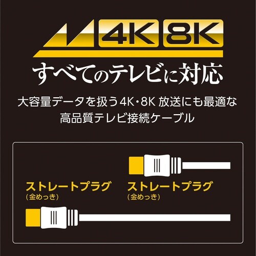 EA940PL−2A 2.0m テレビ接続ケーブル