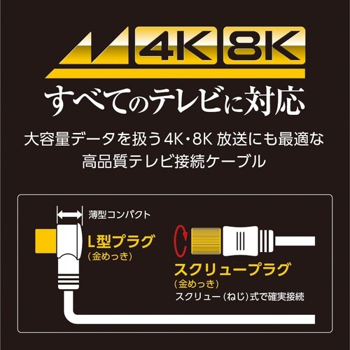 EA940PL−34A 3.0m テレビ接続ケーブ