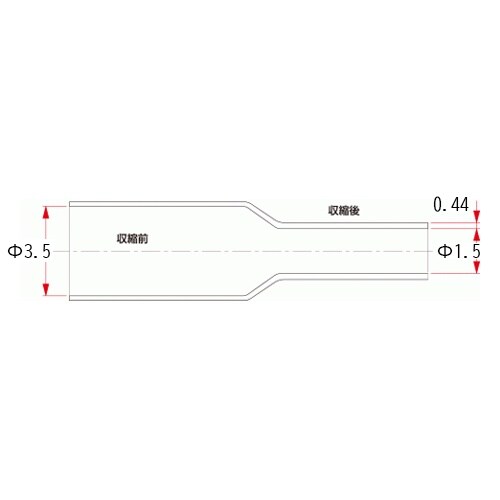 EA944BA−3.8 3.8mmx 1m 熱収