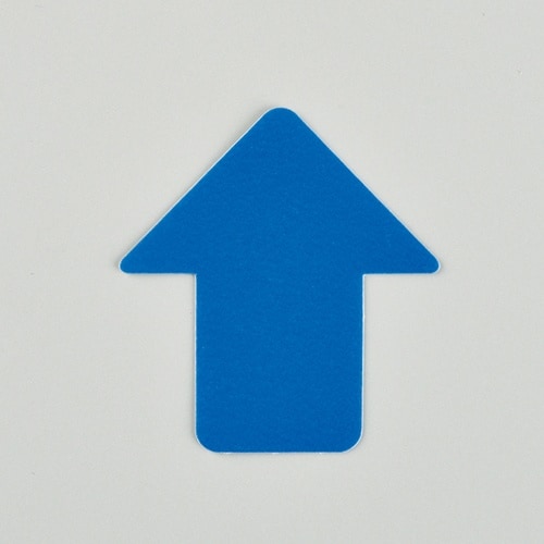 EA944DJ−24 矢印型ステッカー(青/10枚