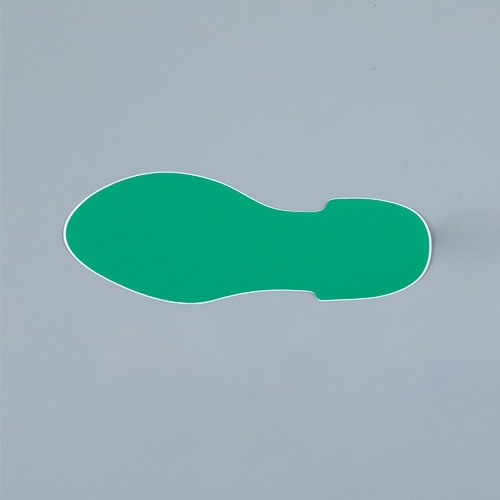 EA944DJ−31 足型ステッカー(緑/2枚)