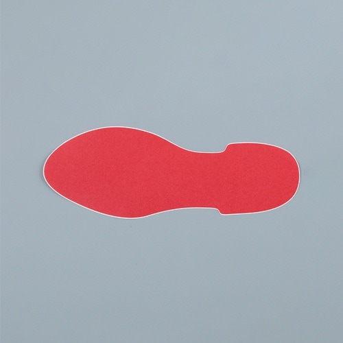 EA944DJ−33 足型ステッカー(赤/2枚)