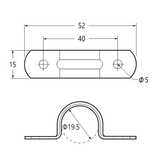 EA947BR−24 19 − 20mm サドル(
