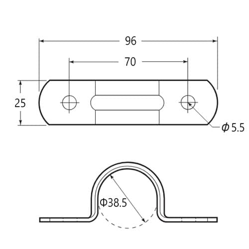 EA947BR−27 38 − 41mm サドル(