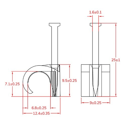 EA947EA−7 7−10mm 丸型ケーブルクリ
