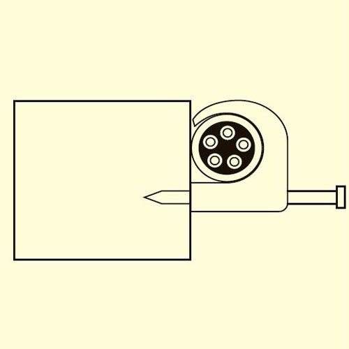 EA947EB−5 5−8 mm 丸型ケーブルクリ