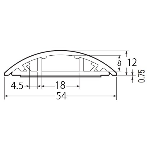 EA947HM−212 54mmx2.0m ワゴン