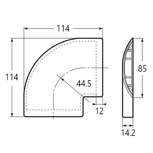 EA947HM−335F 80mm ワゴンモールコ