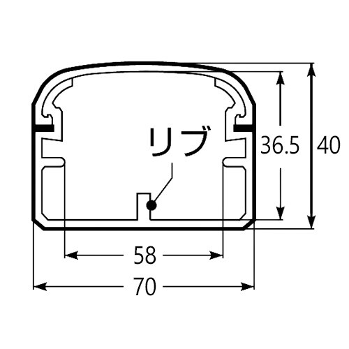 EA947HM−48 70x40mmx2m モール