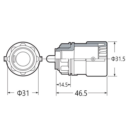 EA947HN−223 φ16mm フレキ管用コネ
