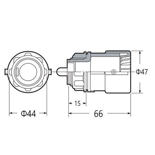 EA947HN−225 φ28mm フレキ管用コネ