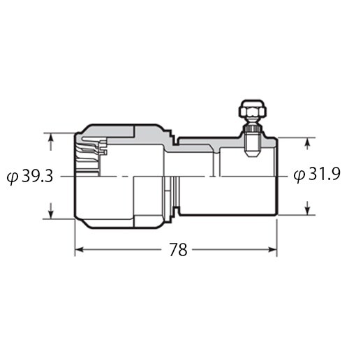 EA947HN−22G φ22mm フレキ管薄鋼用