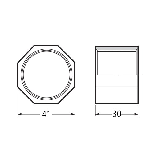 EA947HN−65 φ28mm ジョイントナット