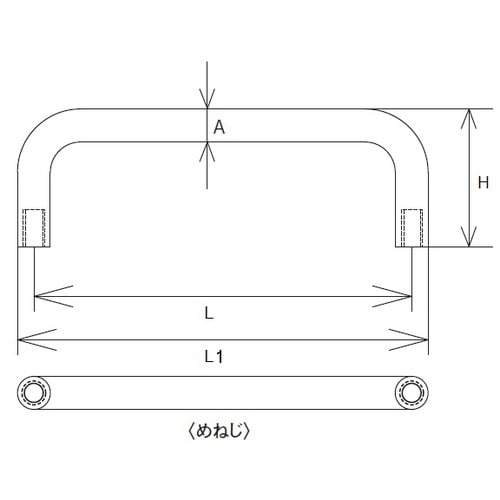 EA948BJ−22A M4/ 60mm 雌ねじ取