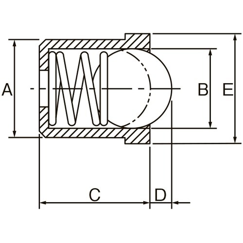 EA948DB−132 6x 5mm ボールプラン