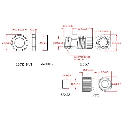 EA948HB−116 5.0−10 mm ケーブ